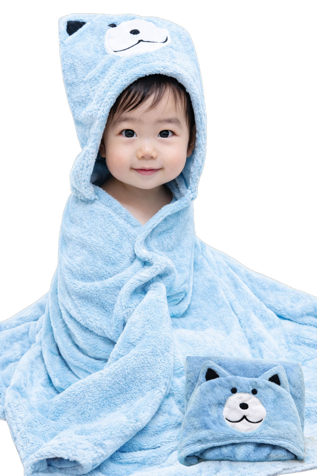 【名入れ可能】ワンオペママのお助け！ ベビーバスタオルふわり