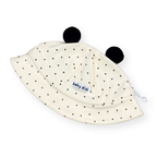 ふんわり可愛いミミ＆リボン ベビーハット