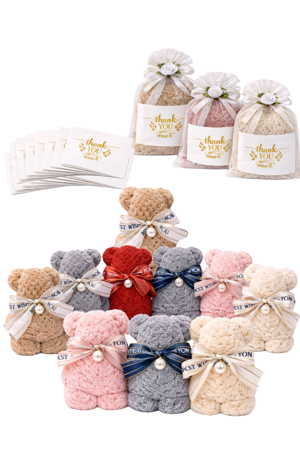 【感謝の気持ちを伝えたいプレゼント】タオルベアセット