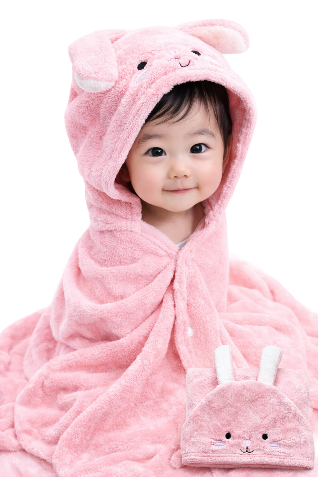 【名入れ可能】ワンオペママのお助け！ ベビーバスタオルふわり