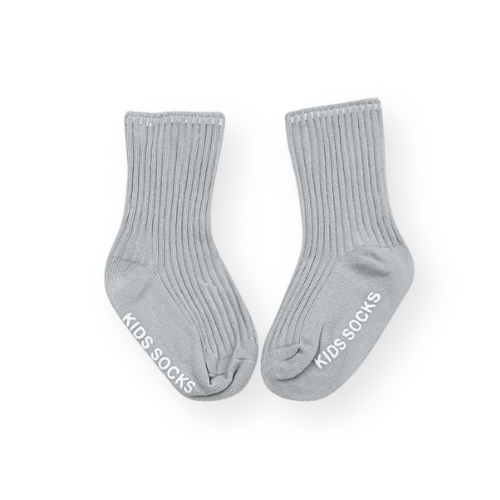 シンプルリブ編み ベビーソックス