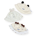 ふんわり可愛いミミ＆リボン ベビーハット