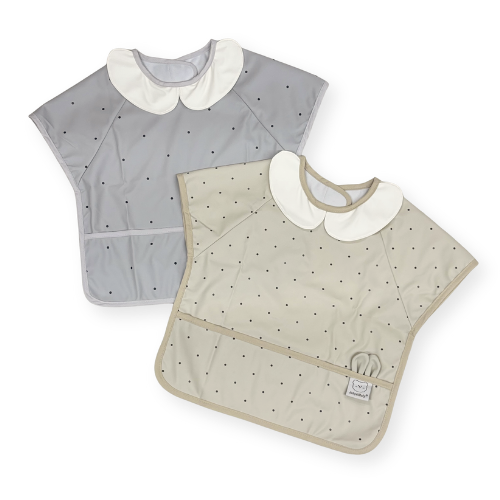 クラシカルドットのフリルエプロン