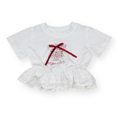 フリルペプラムTシャツ
