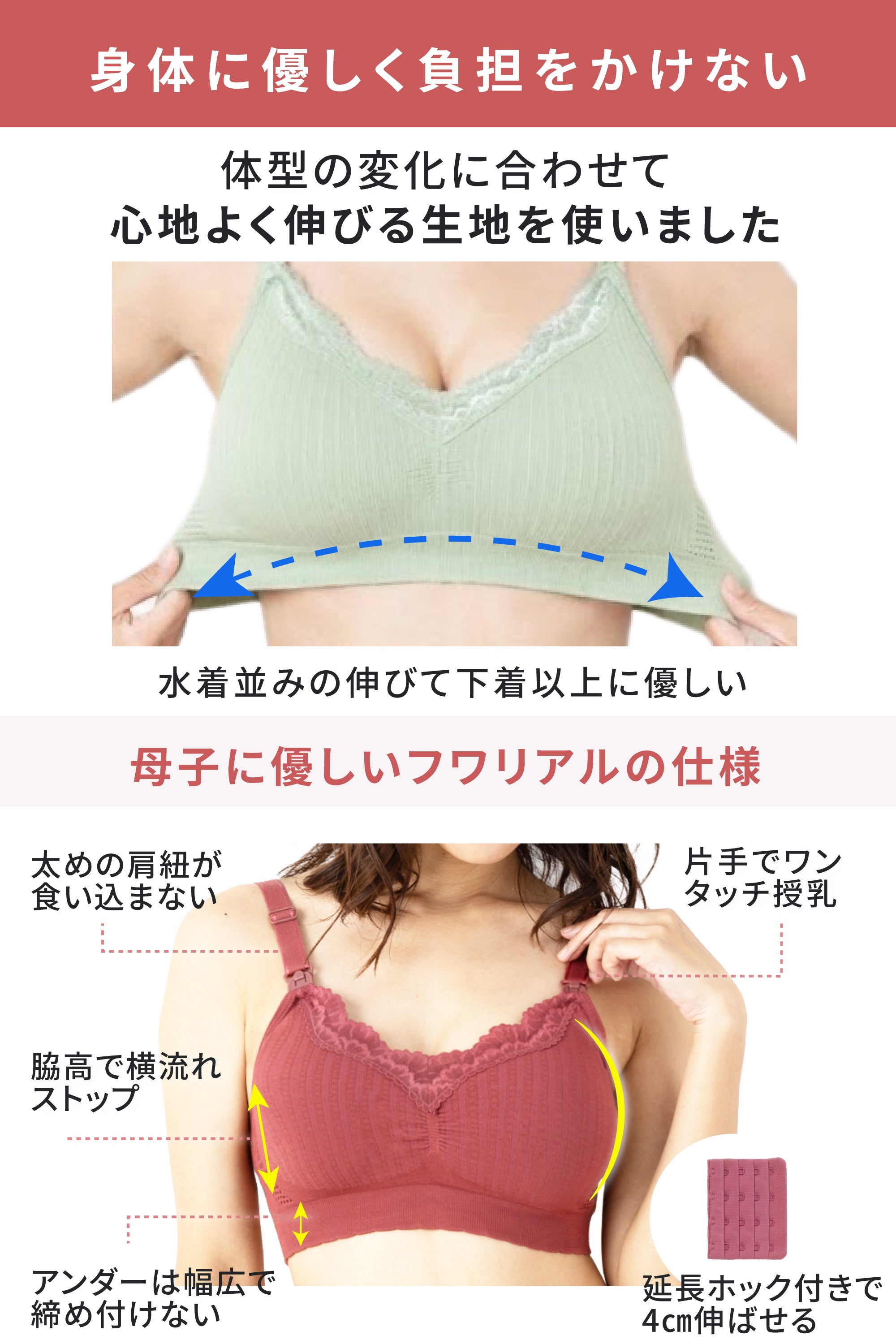 30秒に１枚売れた！【助産師歴40年の母乳専門家が作った授乳ブラ】フワリアル