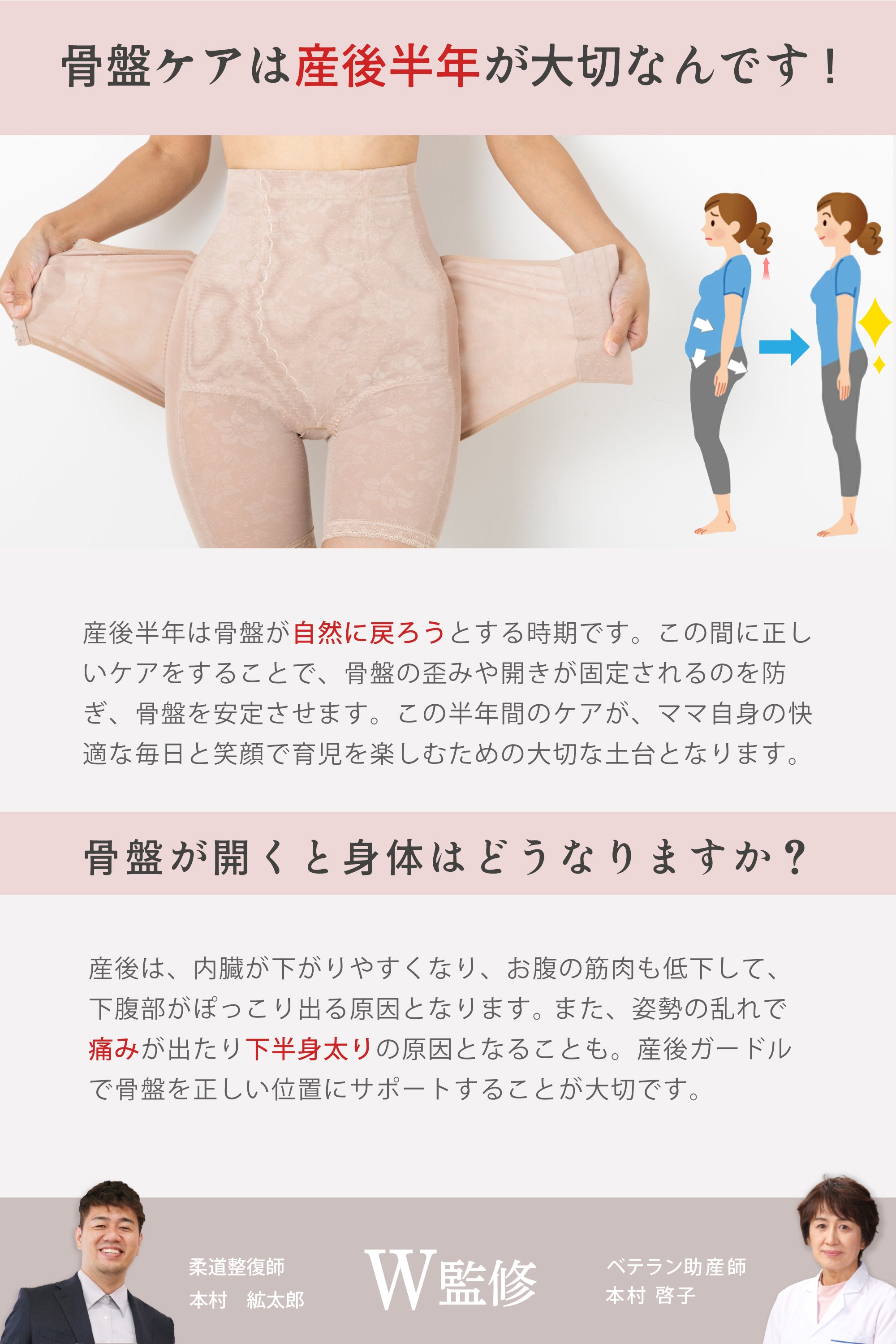 【助産師監修】産後ガードル