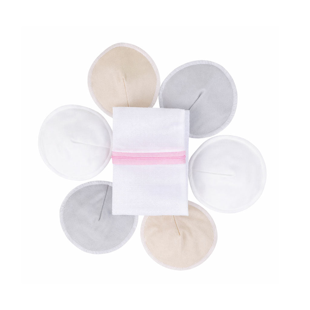 【3枚セット】くり返し使える授乳パッドCocotti オーガニック竹繊維 直径13cm