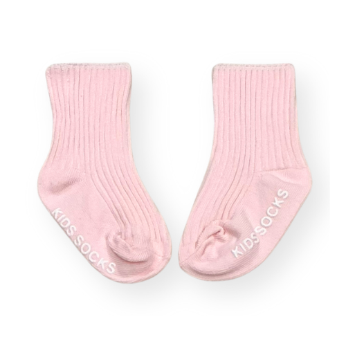 シンプルリブ編み ベビーソックス