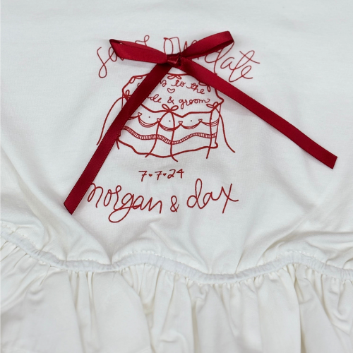 フリルペプラムTシャツ