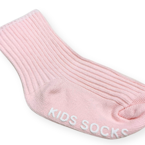 シンプルリブ編み ベビーソックス