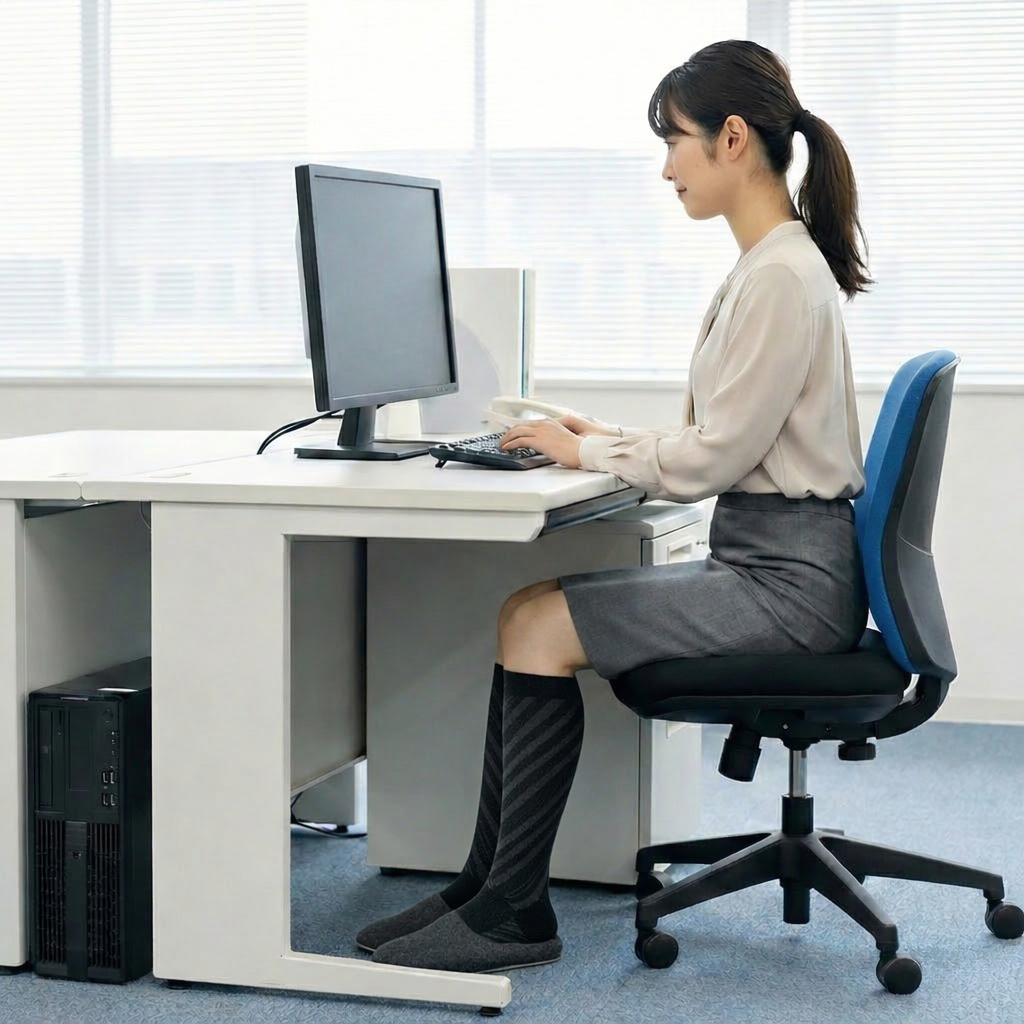 【医療用着圧ソックス】スットキュット｜むくみが気になる方に