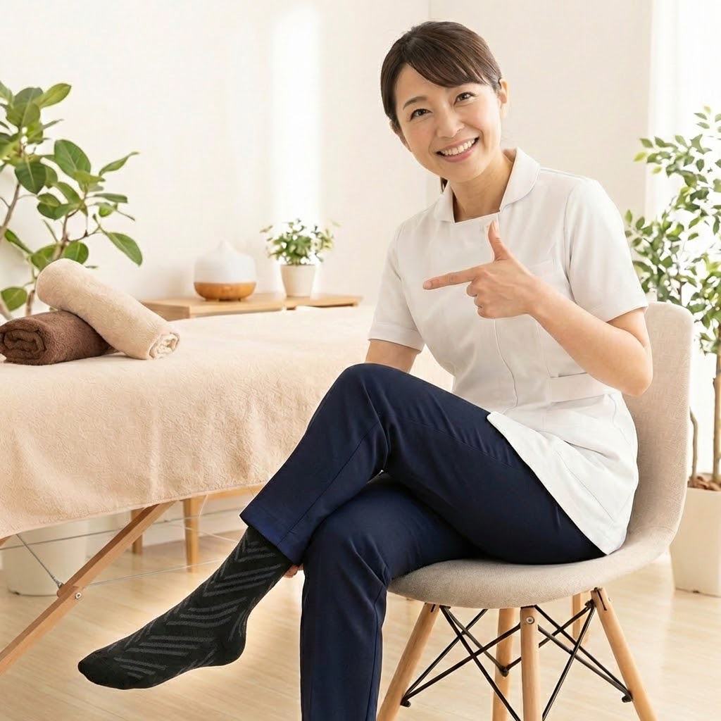 【医療用着圧ソックス】スットキュット｜むくみが気になる方に