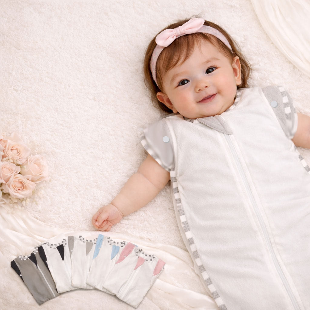 【名入れ可能】SIDS配慮で体温調節可能なスワドル