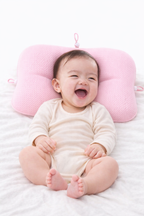 【窒息しにくい絶壁防止ベビー枕】まるみ