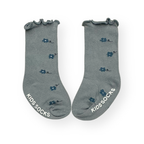 ナチュラルカラー 花柄ベビーソックス