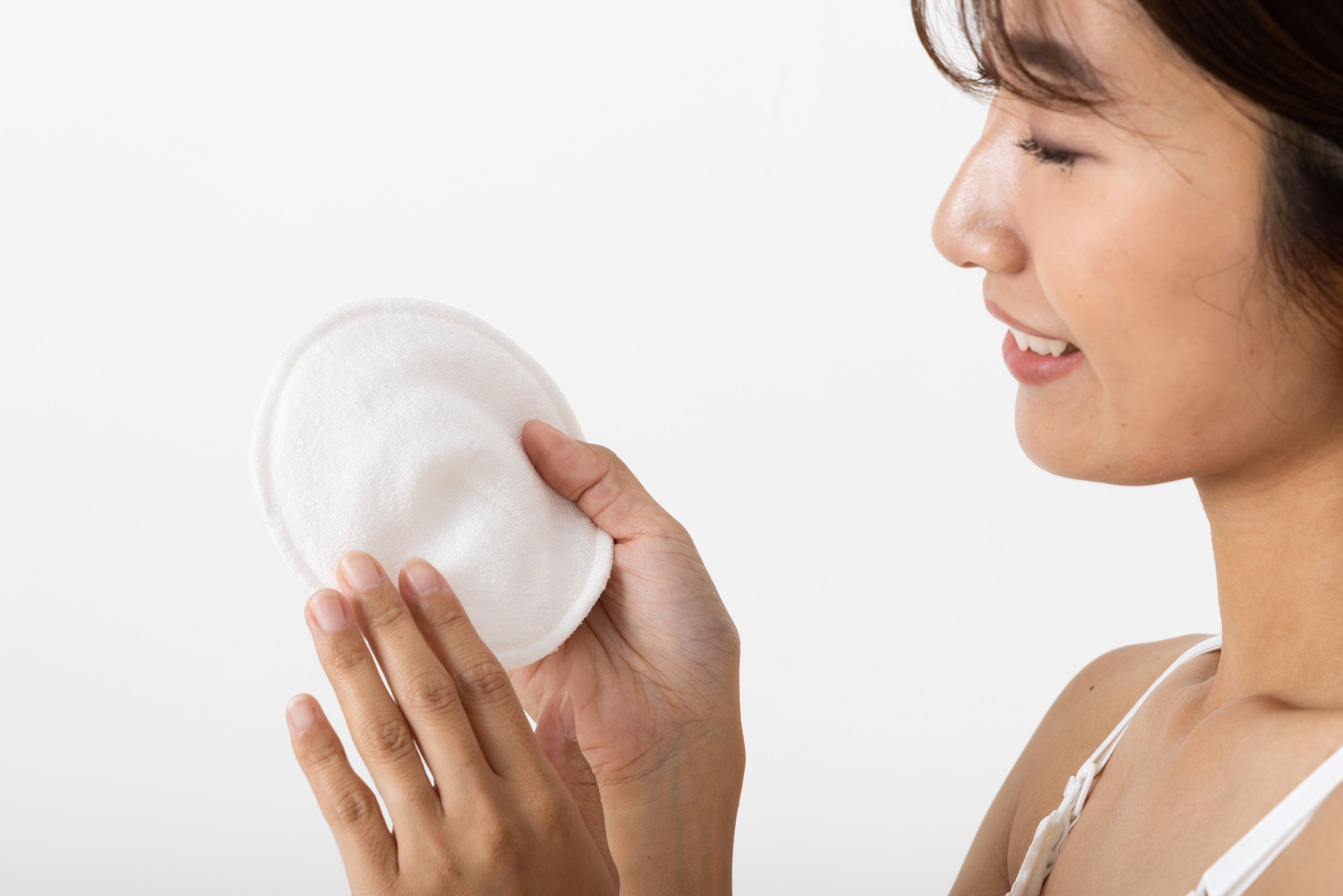 くり返し使える授乳パッド オーガニック竹繊維 直径11cm 1組