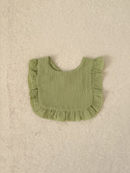 フリルコットンビブ 【スタイ・よだれかけ】（全9色展開）