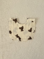 フリルコットンビブ 【スタイ・よだれかけ】（全9色展開）