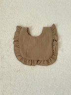 フリルコットンビブ 【スタイ・よだれかけ】（全9色展開）