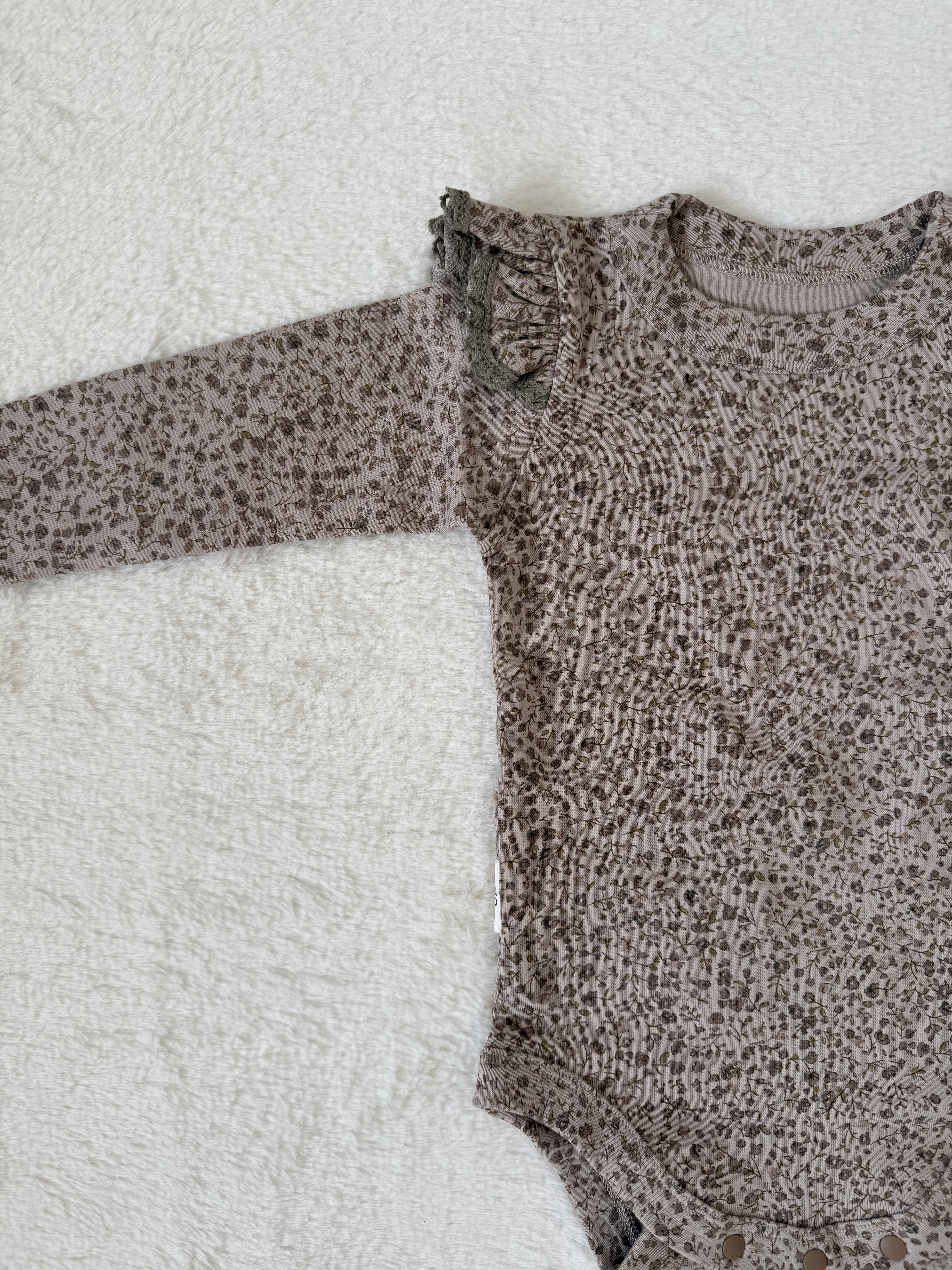 小花柄リンクセットアップ（ロンパース＋レギンス）