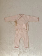 フリルメローリブセットアップ（トップス＆レギンス）