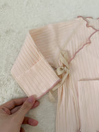 フリルメローリブセットアップ（トップス＆レギンス）