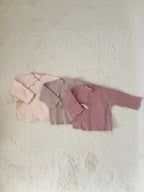 フリルメローリブセットアップ（トップス＆レギンス）