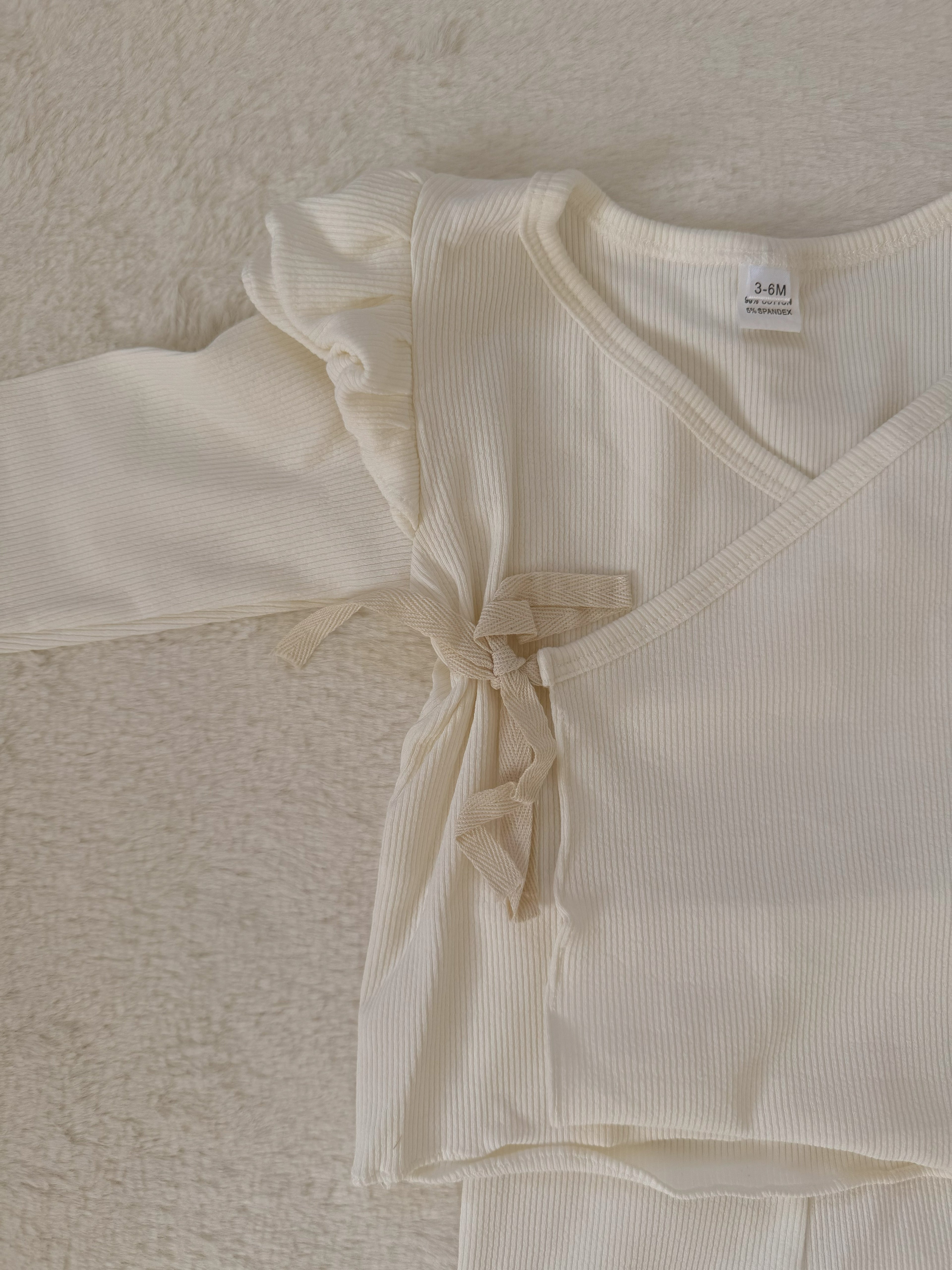 フリルカシュクール ベビーセットアップ（トップス＆パンツ）／4色展開