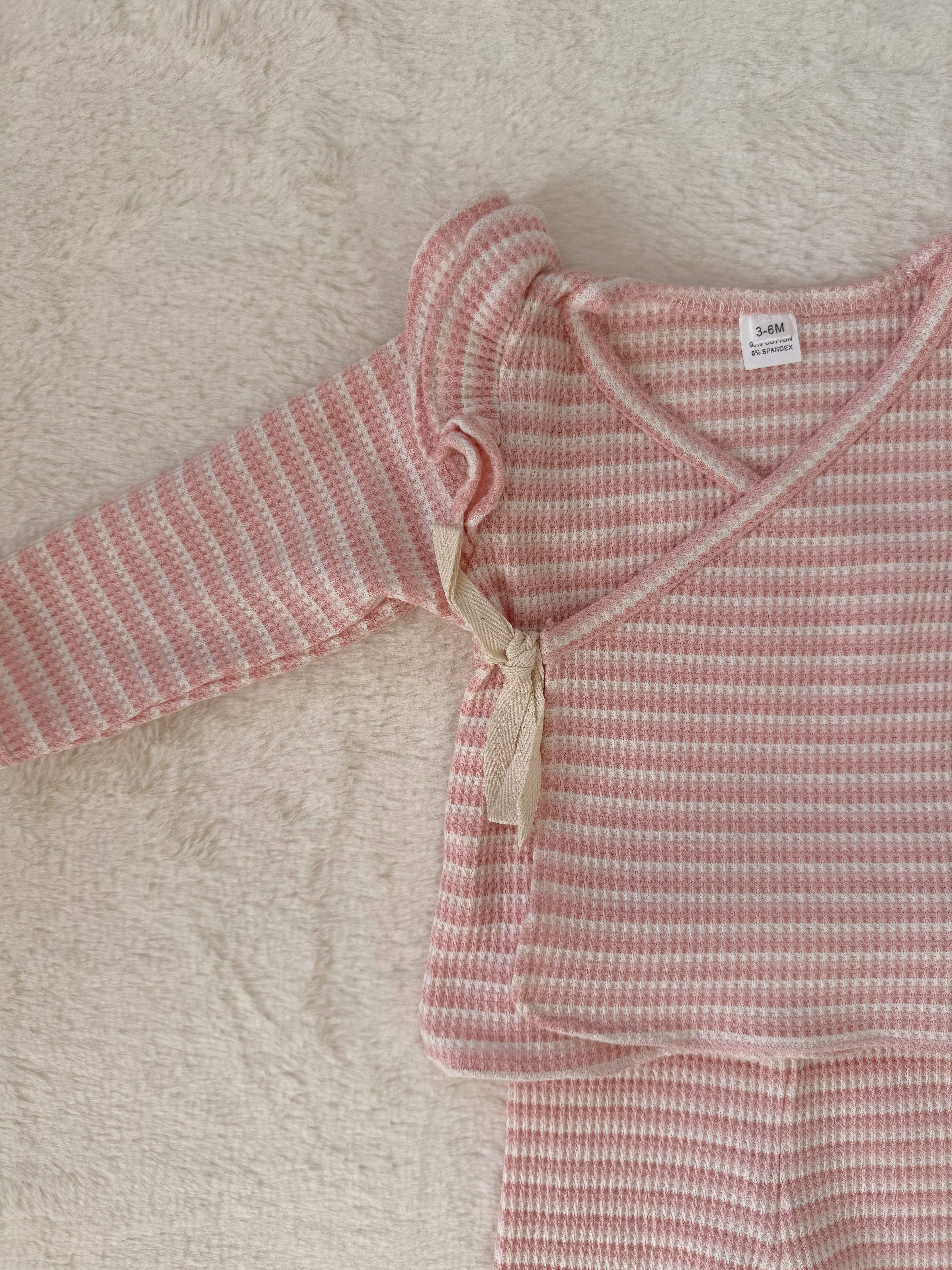 フリルカシュクール ベビーセットアップ（トップス＆パンツ）／4色展開