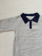 ポロカラーロンパース