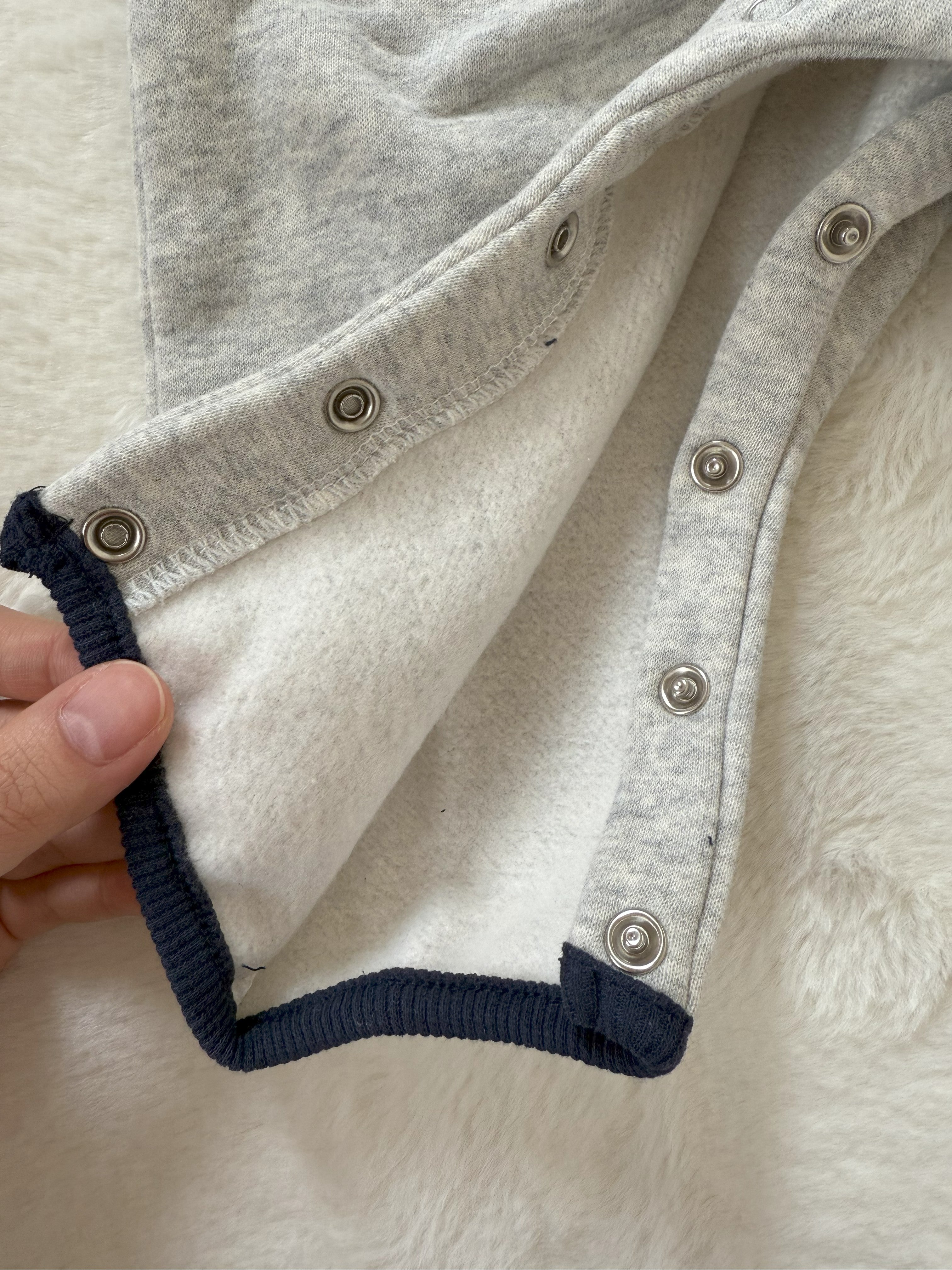 ポロカラーロンパース