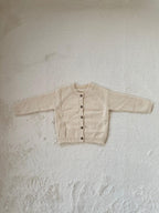 ふんわりニットのナチュラルカーディ