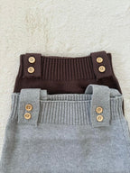 ベビーニットロンパース（肩ボタン付き）