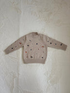 キャンプモチーフ デザインニット