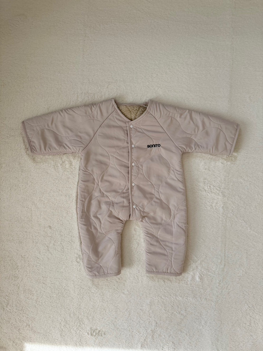 中綿キルティングカバーオール