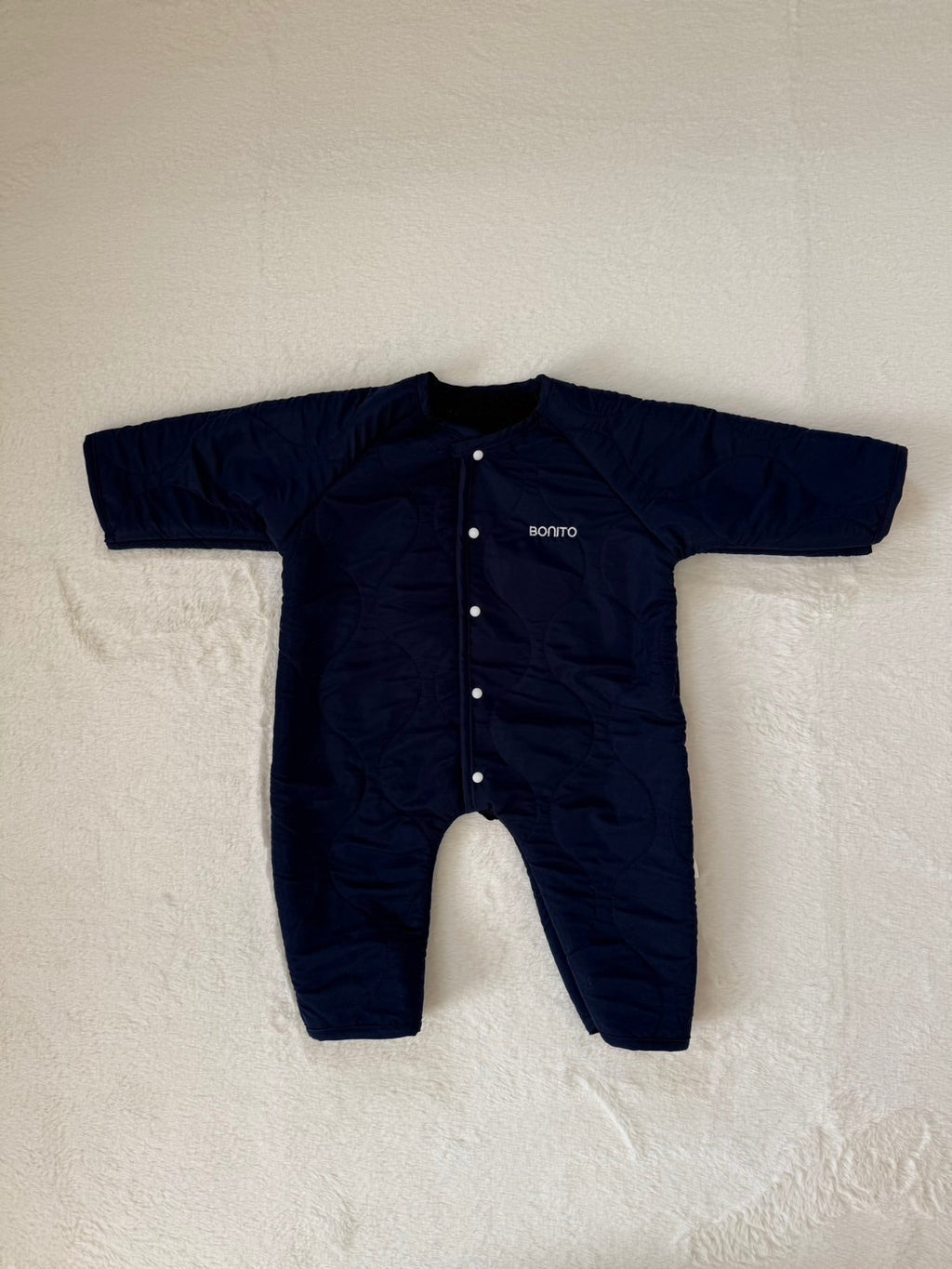 中綿キルティングカバーオール