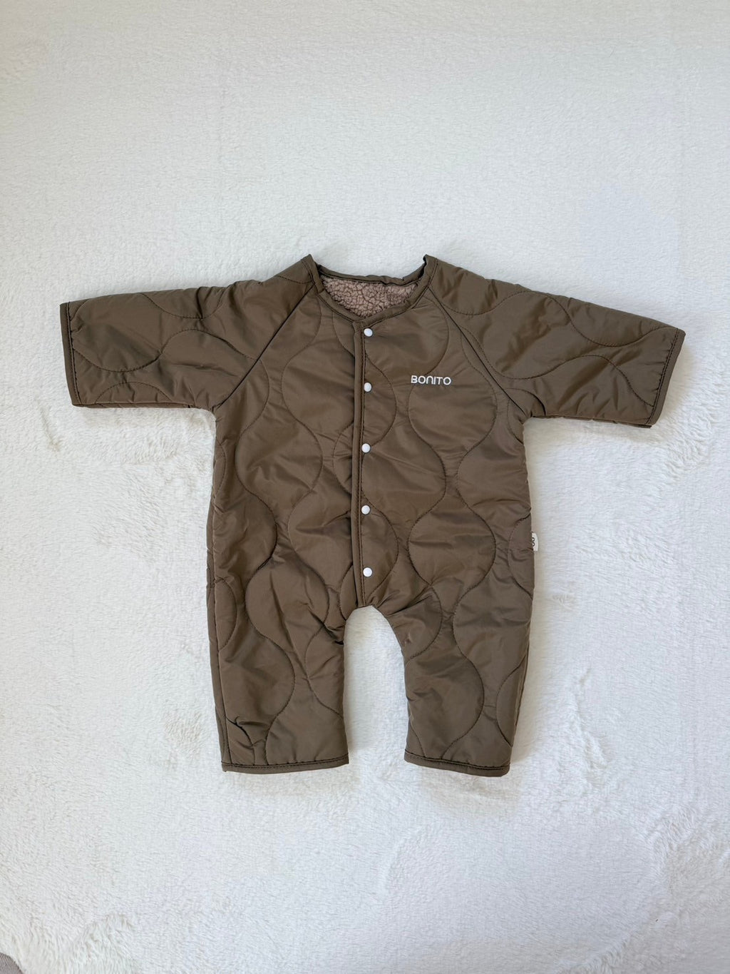 中綿キルティングカバーオール