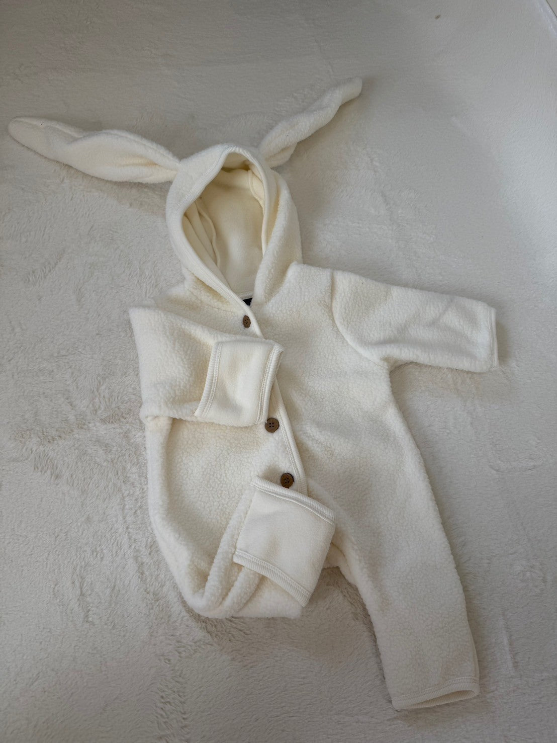 うさ耳ボアカバーオール