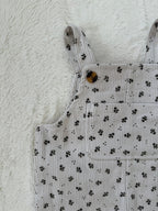 くすみカラーのベビーコーデュロイサロペット