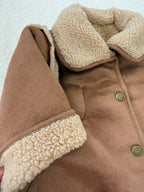 もこもこリバーシブルベビーカバーオール