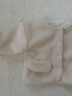 フェイクポケット付きボアジャケット