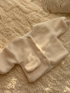 フェイクポケット付きボアジャケット