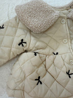 刺繍入りキルティングジャケット