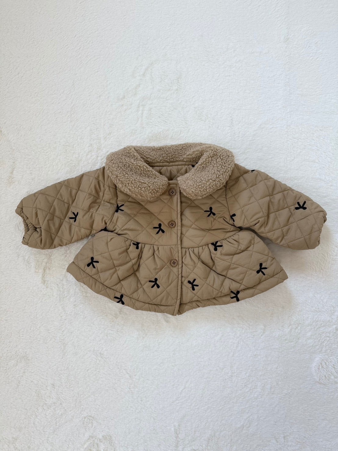 刺繍入りキルティングジャケット