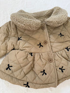 刺繍入りキルティングジャケット