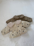 刺繍入りキルティングジャケット