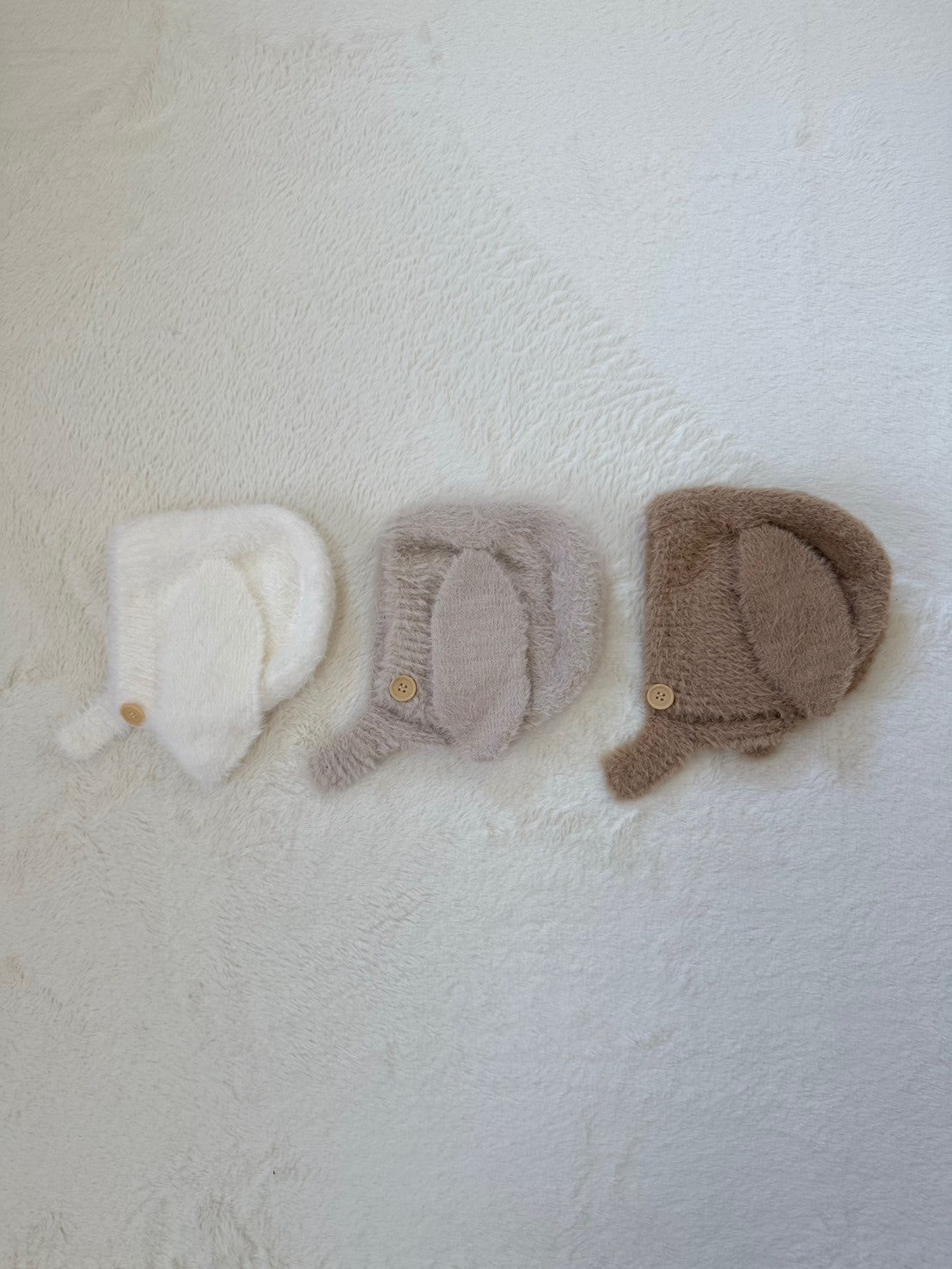 ファーキャップ うさぎ 38〜45cm（約3〜12ヶ月）