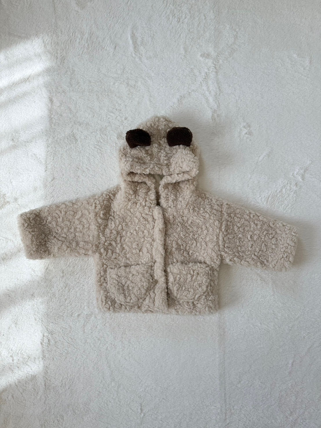 くま耳付きボアジャケット