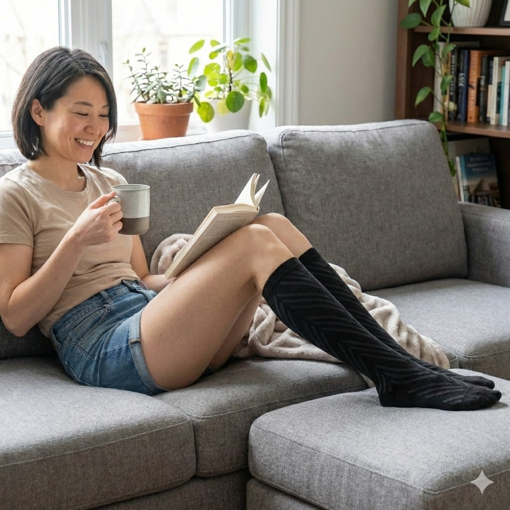 【医療用着圧ソックス】スットキュット｜むくみが気になる方に